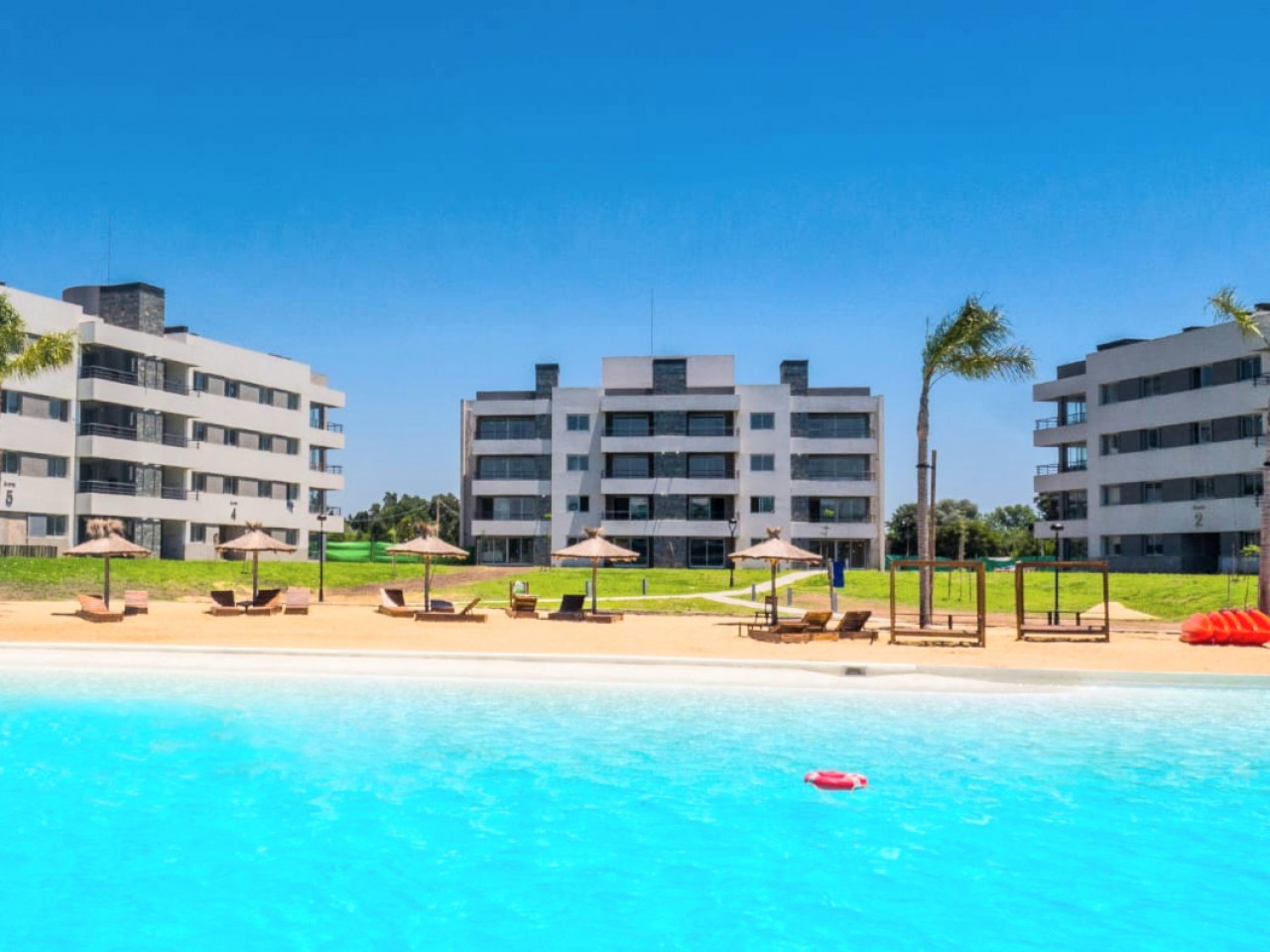Venta departamento Mono ambientes con jardin Serena en pozo financiacion Lagoon Pilar